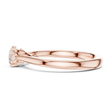 Gold Ring DDLR-551, Rose Gold, view 3