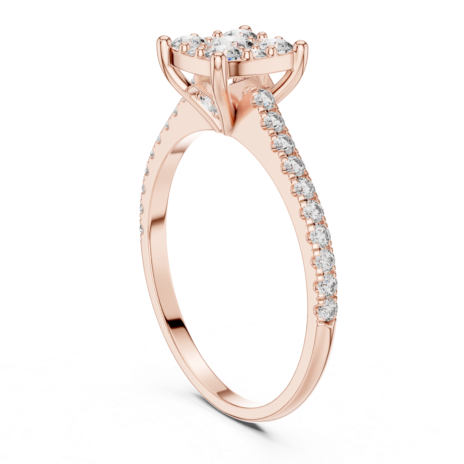 Gold Ring DDLR-004, Rose Gold