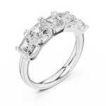 Gold Ring DDLR-701, White Gold, view 2