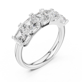 Gold Ring DDLR-701, White Gold, view 2