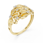 Gold Ring 12-10070@L, Yellow Gold, view 2