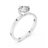 Gold Ring LR-0018, White Gold, view 2