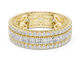 Gold Ring DDLR-225, Yellow Gold, view 4