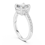 Gold Ring DDLR-874, White Gold, view 1