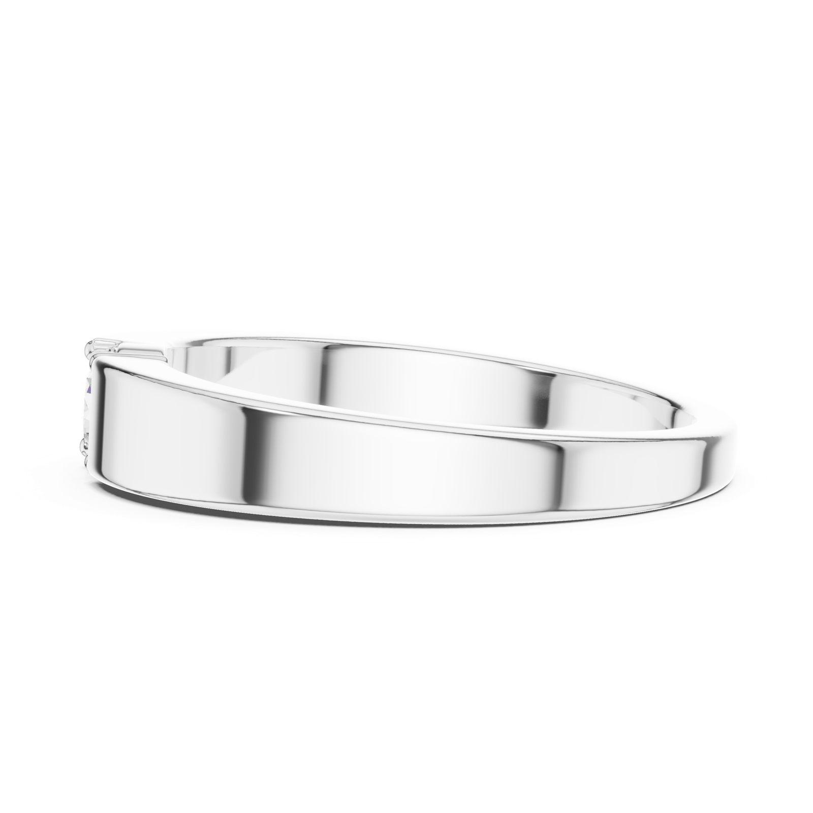 Gold Ring SBMR(38), White Gold, view 3