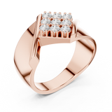 Gold Ring SBMR(17), Rose Gold, view 2