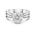 Gold Ring LR-0154, White Gold