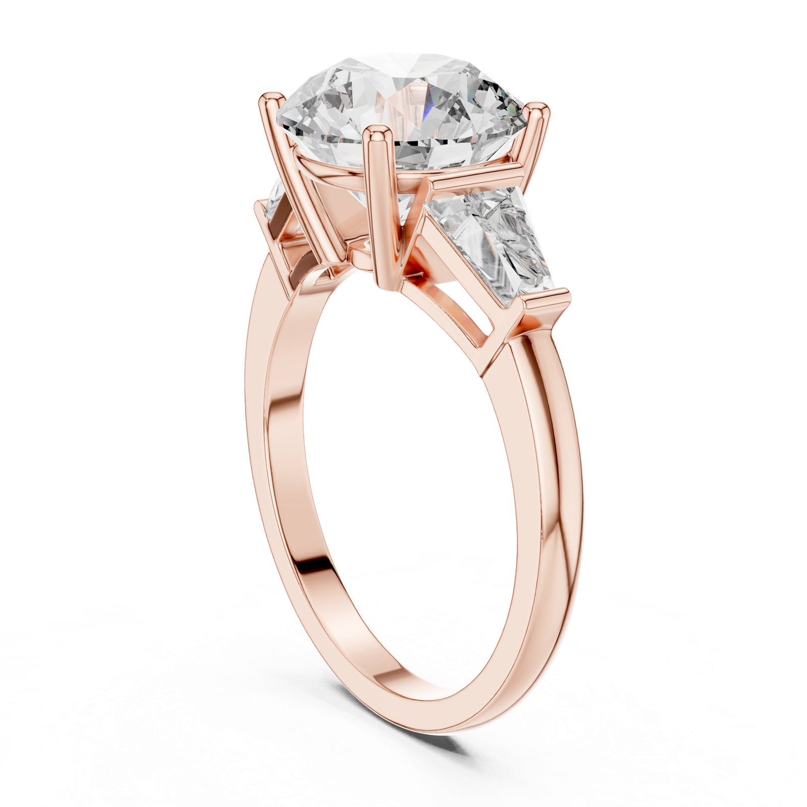 Gold Ring LR-0048, Rose Gold, view 1