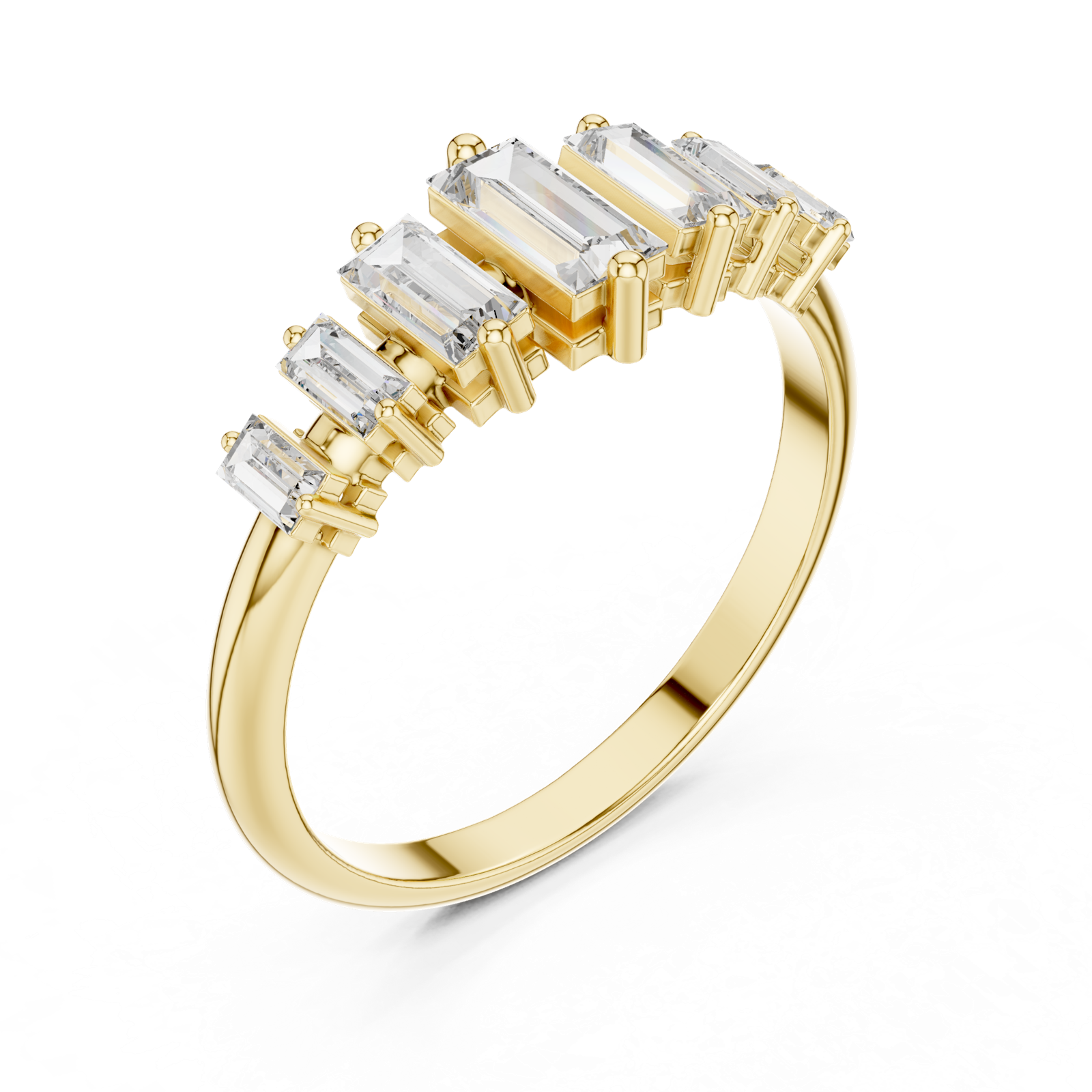 Gold Ring ALR-98, Yellow Gold, view 2