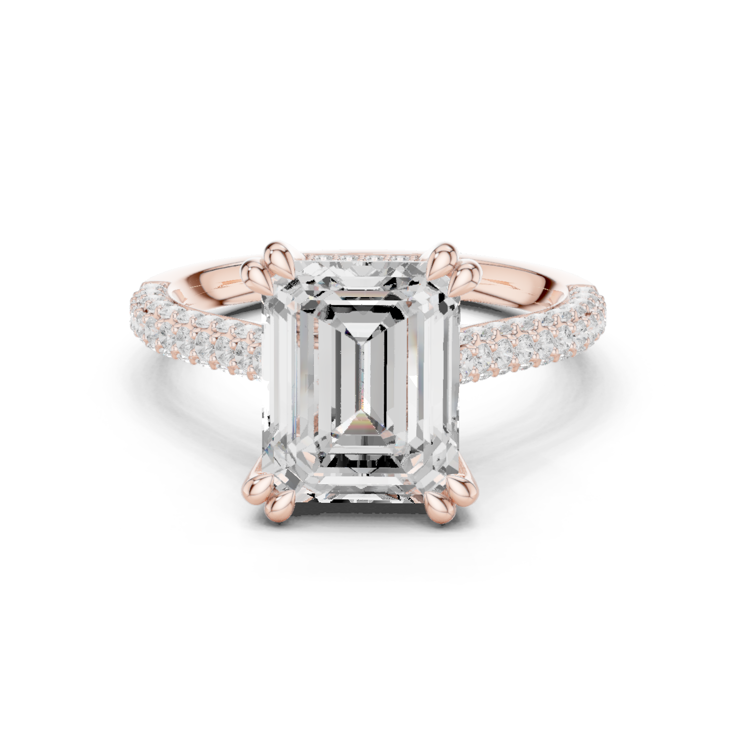 Gold Ring DDLR-954, Rose Gold