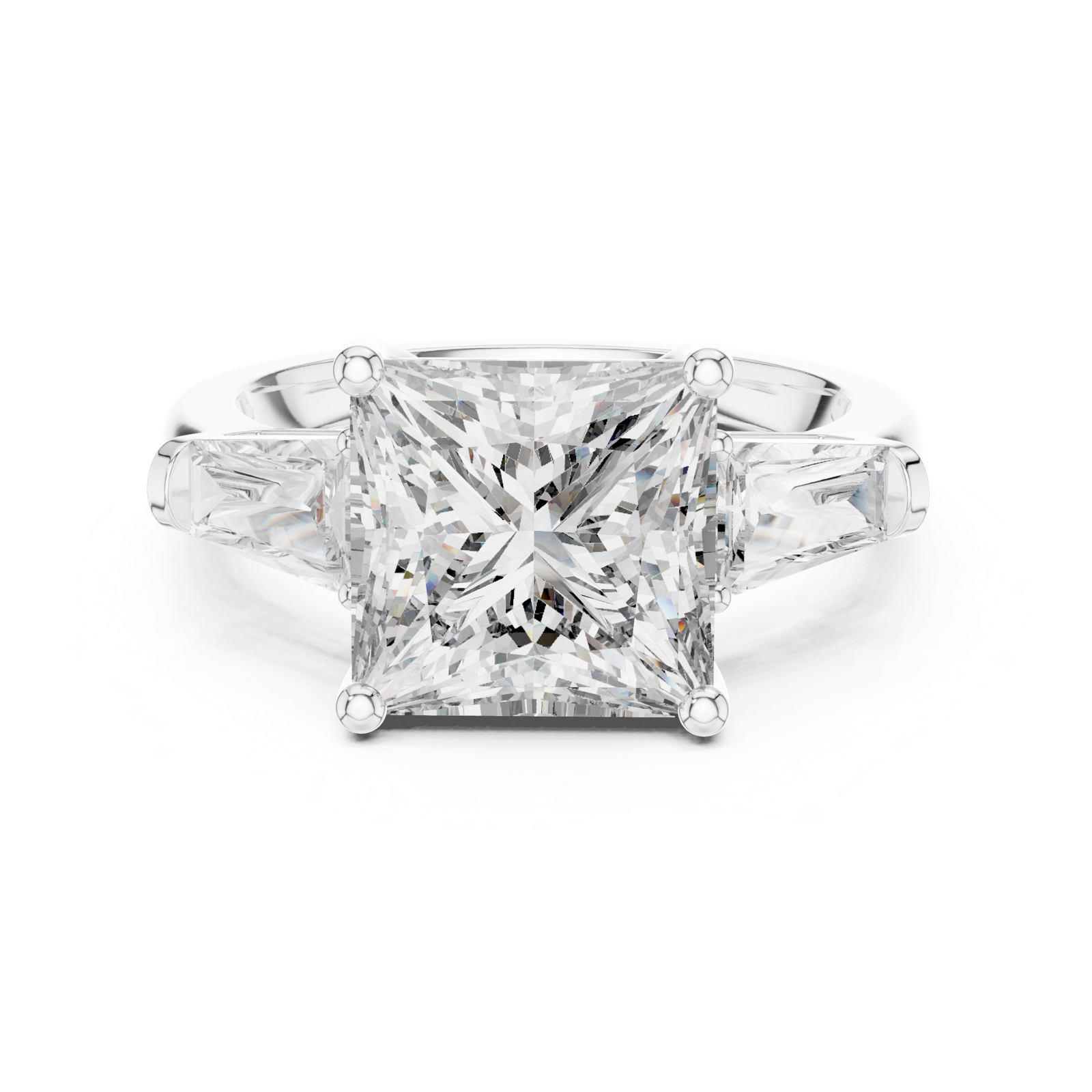Gold Pendant 9-10016L_13, White Gold