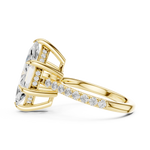 Gold Ring DDLR-1026, Yellow Gold, view 3