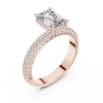 Gold Pendant 9-10035L_SS8, Rose Gold, view 2