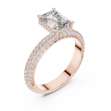 Gold Pendant 9-10035L_SS8, Rose Gold, view 2