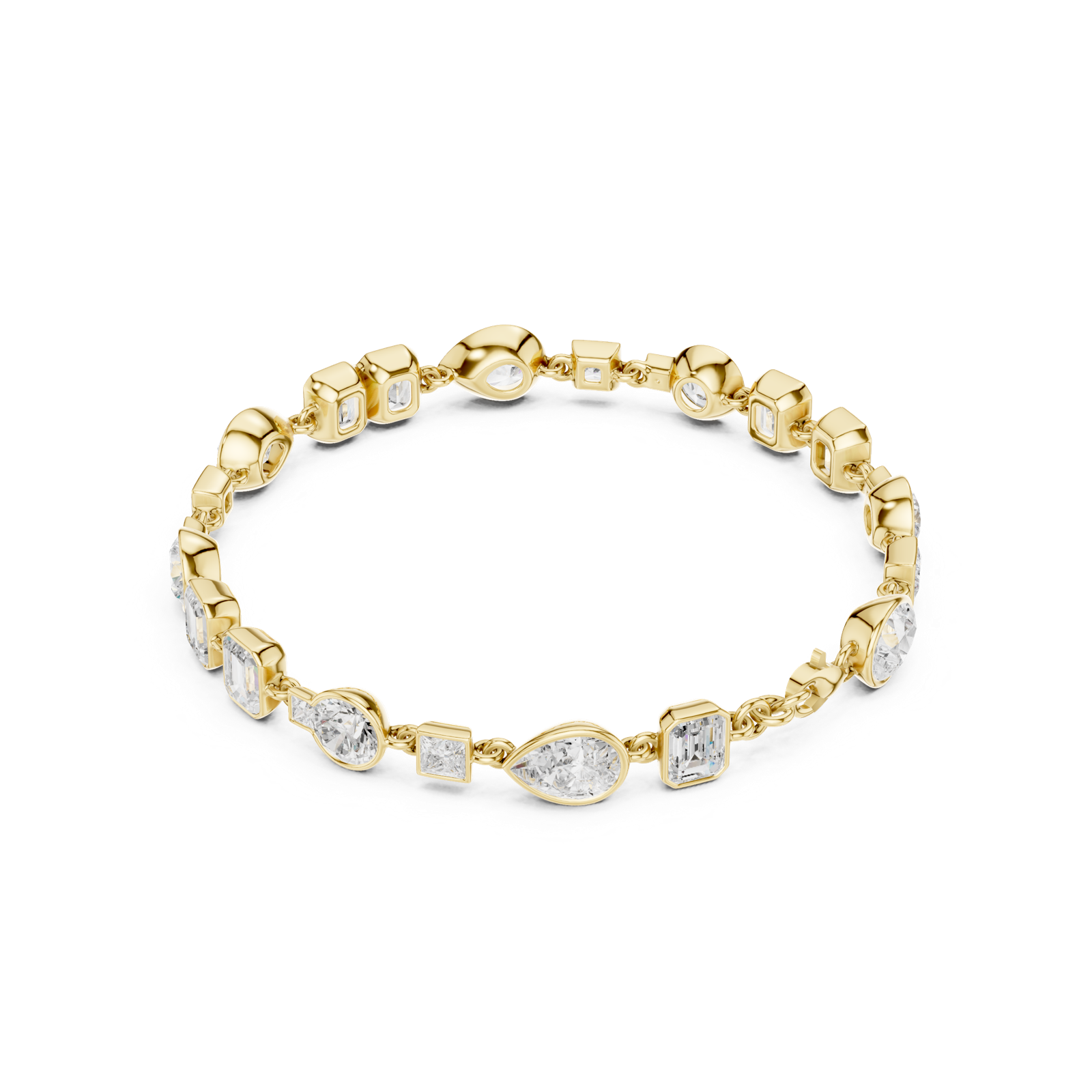 Gold Bracelet SBWB (42), Yellow Gold, view 2