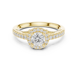 Gold Ring LR-0218, Yellow Gold, view 4