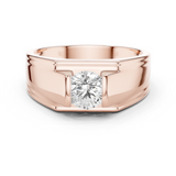 Gold Men's Ring GGR-0023, Rose Gold