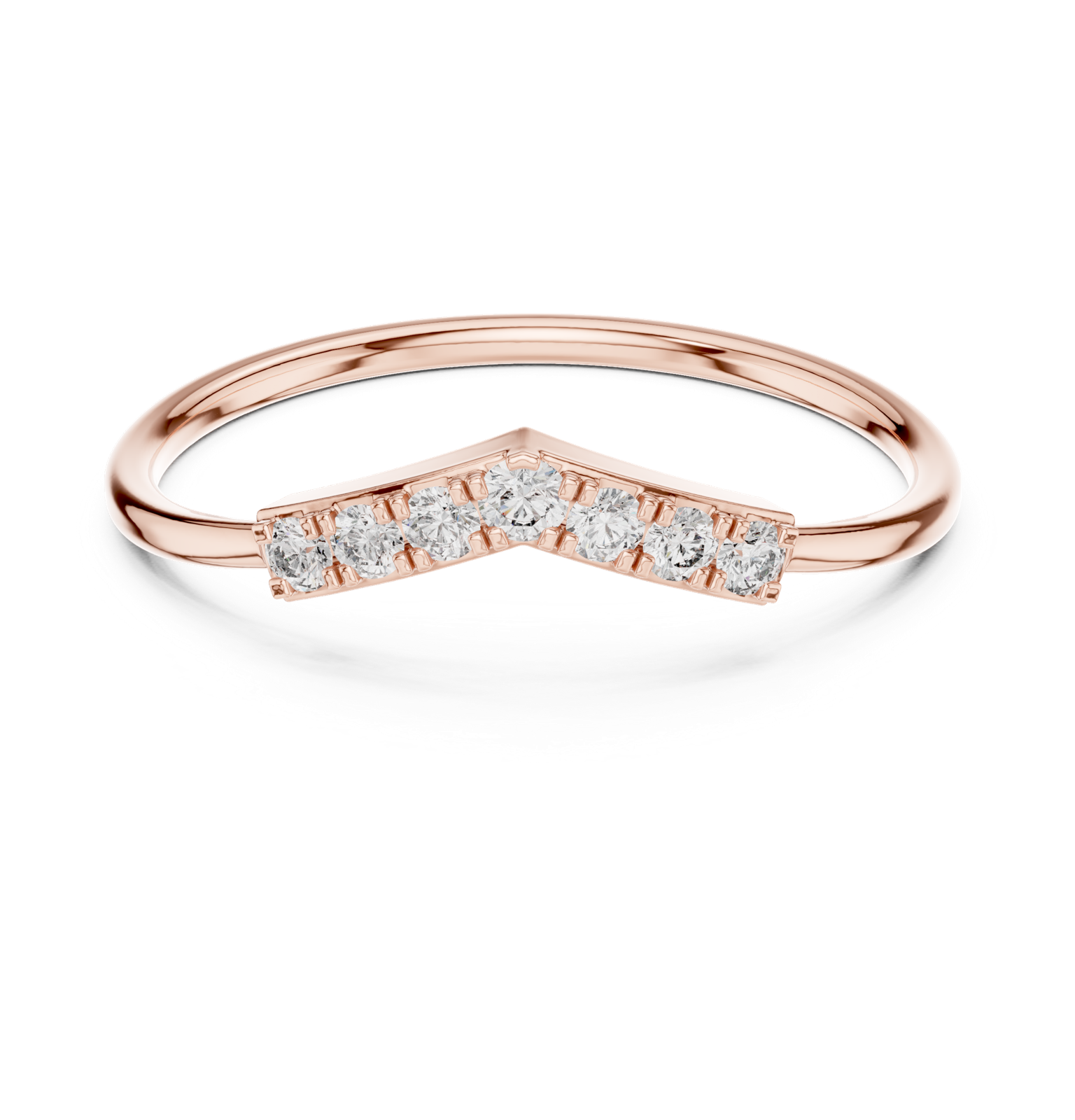 Gold Ring HLR-199, Rose Gold