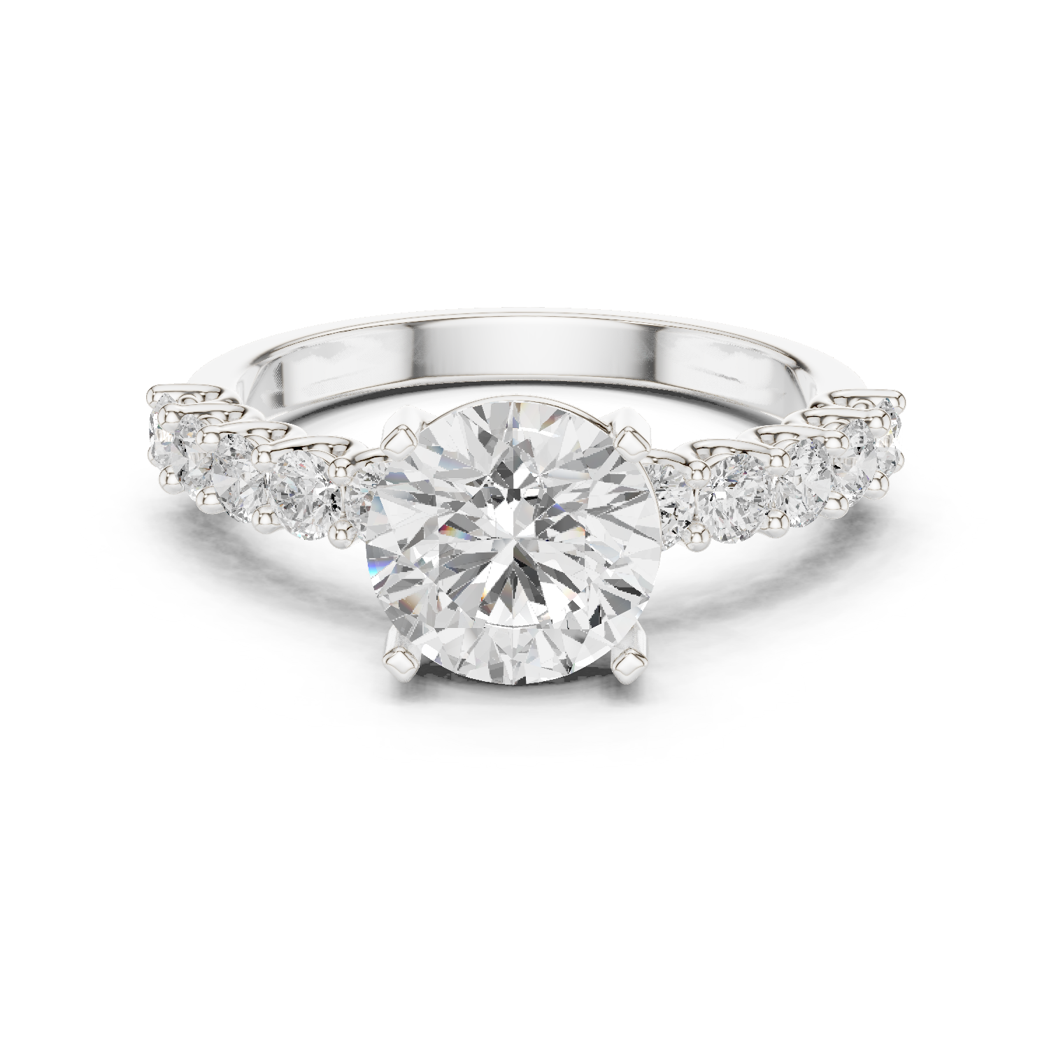 Gold Ring DDLR-819, White Gold