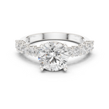 Gold Ring DDLR-819, White Gold