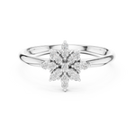 Gold Ring 1 (429), White Gold, view 4