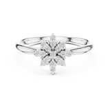 Gold Ring 1 (429), White Gold, view 4