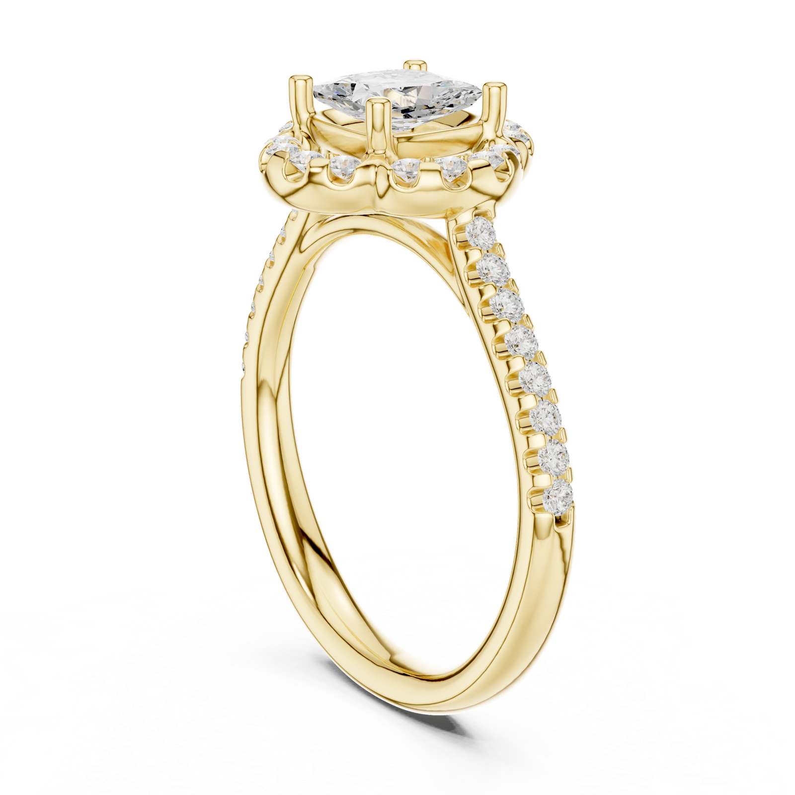Gold Ring DDLR-535, Yellow Gold