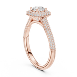 Gold Ring LR-0244, Rose Gold, view 1
