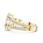 Gold Ring DDLR-1102, Yellow Gold, view 3