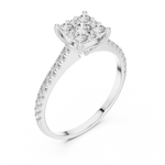 Gold Ring DDLR-004, White Gold, view 2