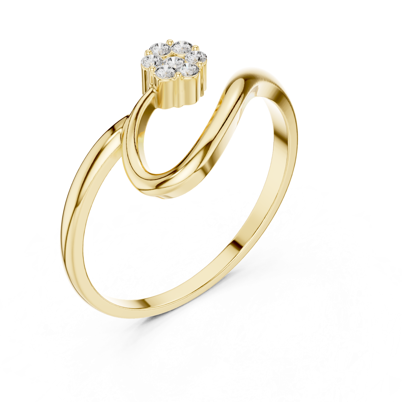 Gold Ring 1 (184), Yellow Gold, view 2