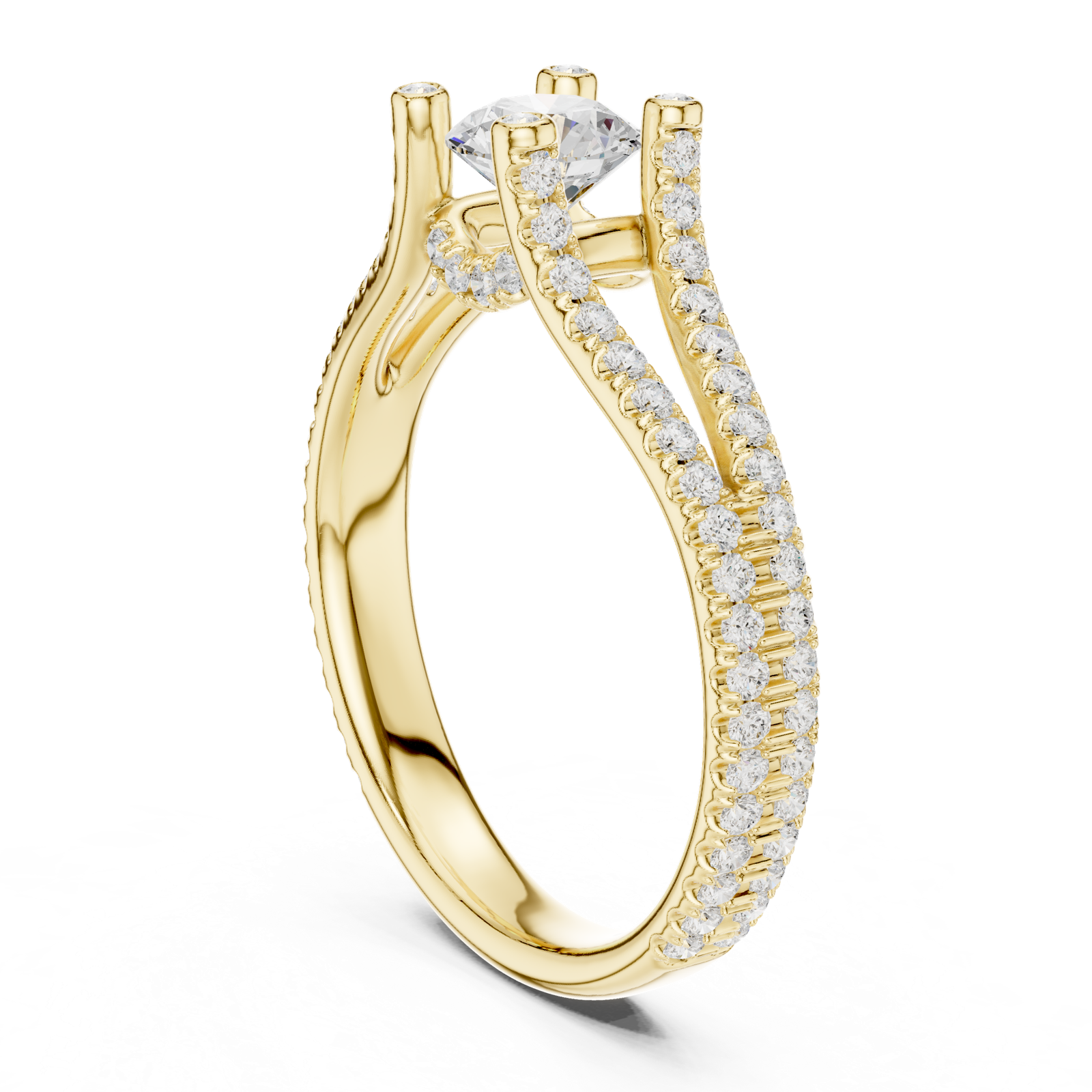 Gold Ring LR-0295, Yellow Gold, view 1