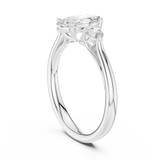Gold Ring DDLR-726, White Gold, view 1