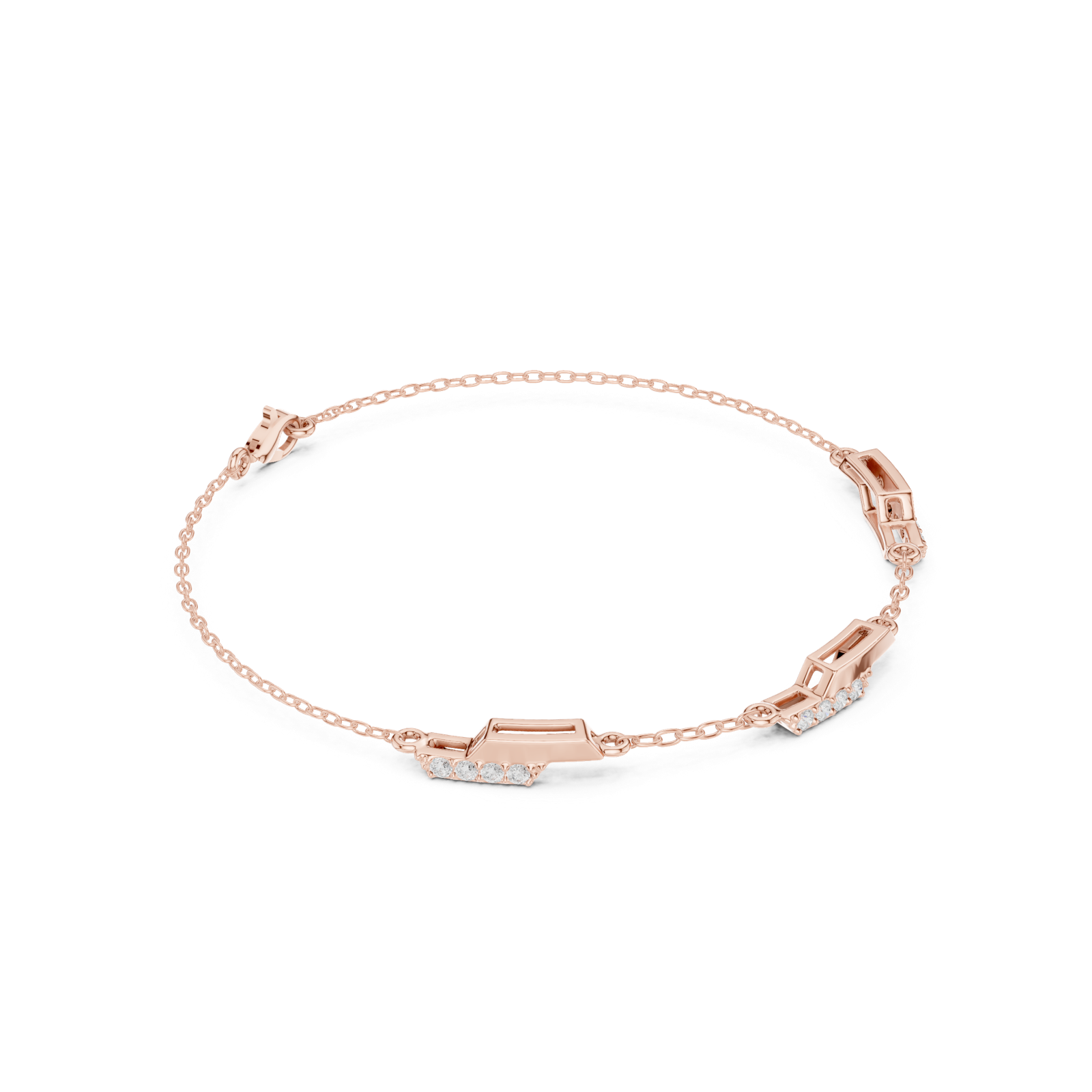Gold Bracelet SBWB (4), Rose Gold, view 1