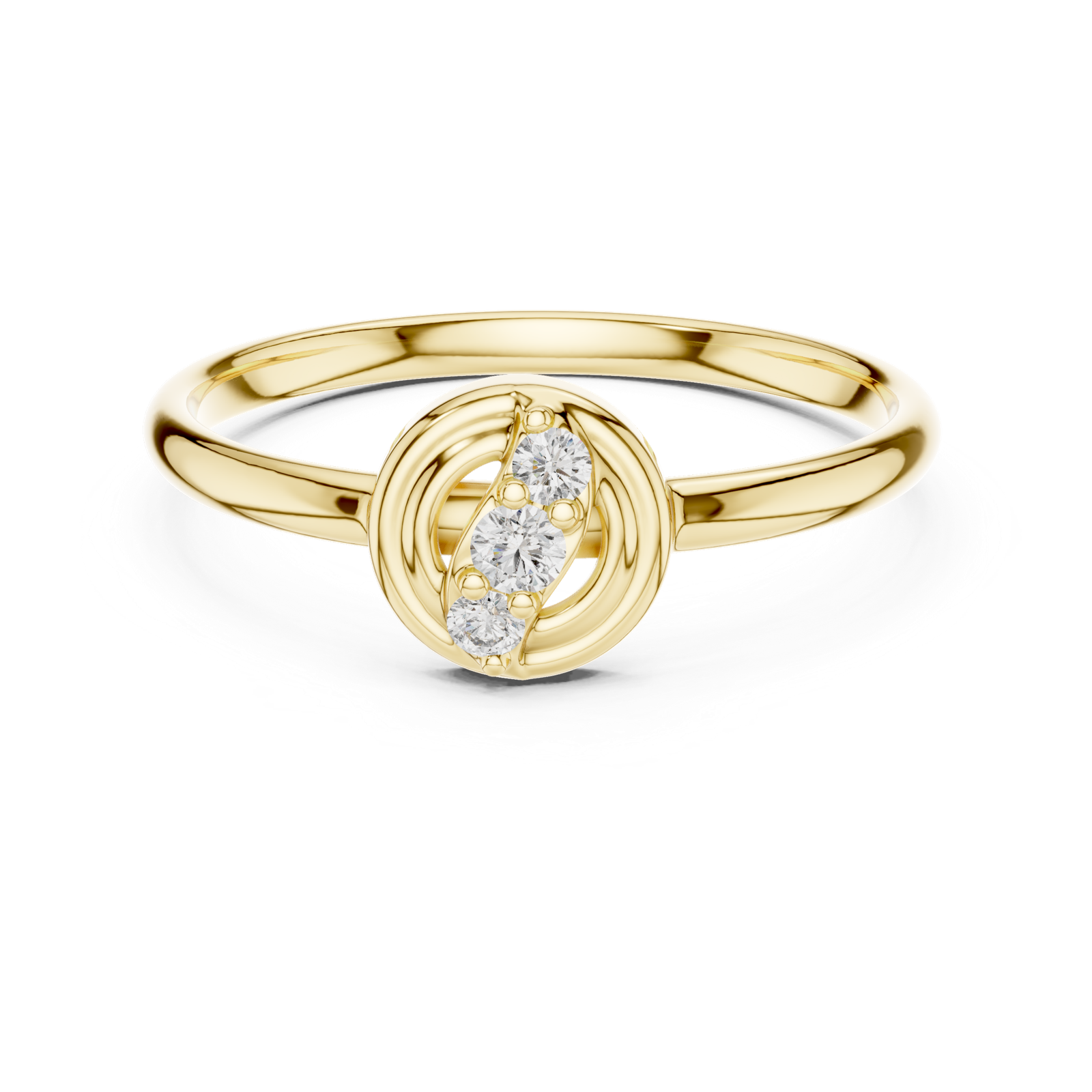 Gold Ring 1 (400), Yellow Gold, view 4