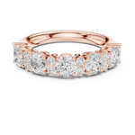 Gold Ring DDLR-697, Rose Gold, view 4