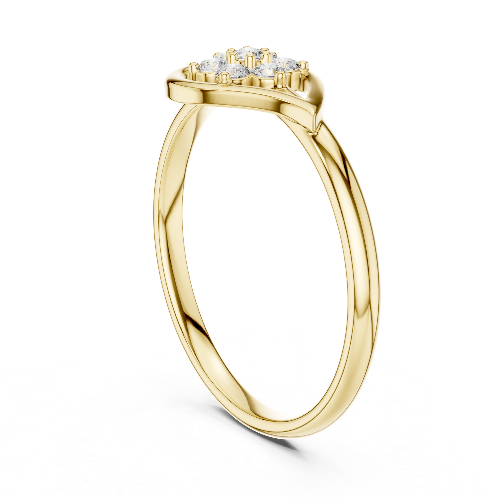 Gold Ring 1 (350), Yellow Gold, view 1