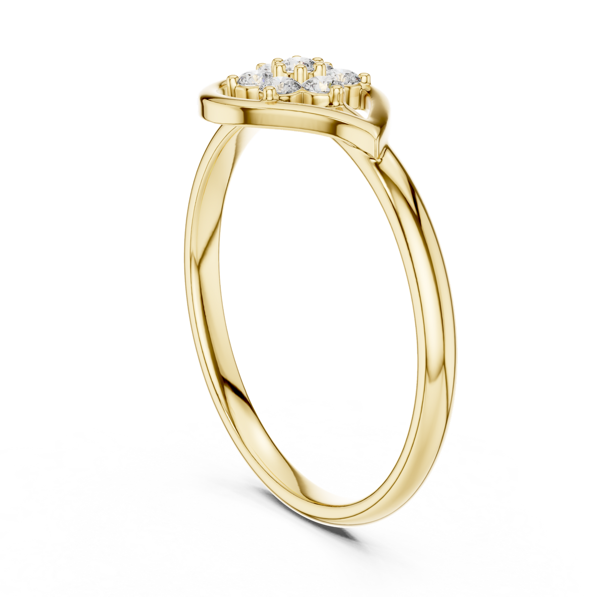 Gold Ring 1 (350), Yellow Gold, view 1