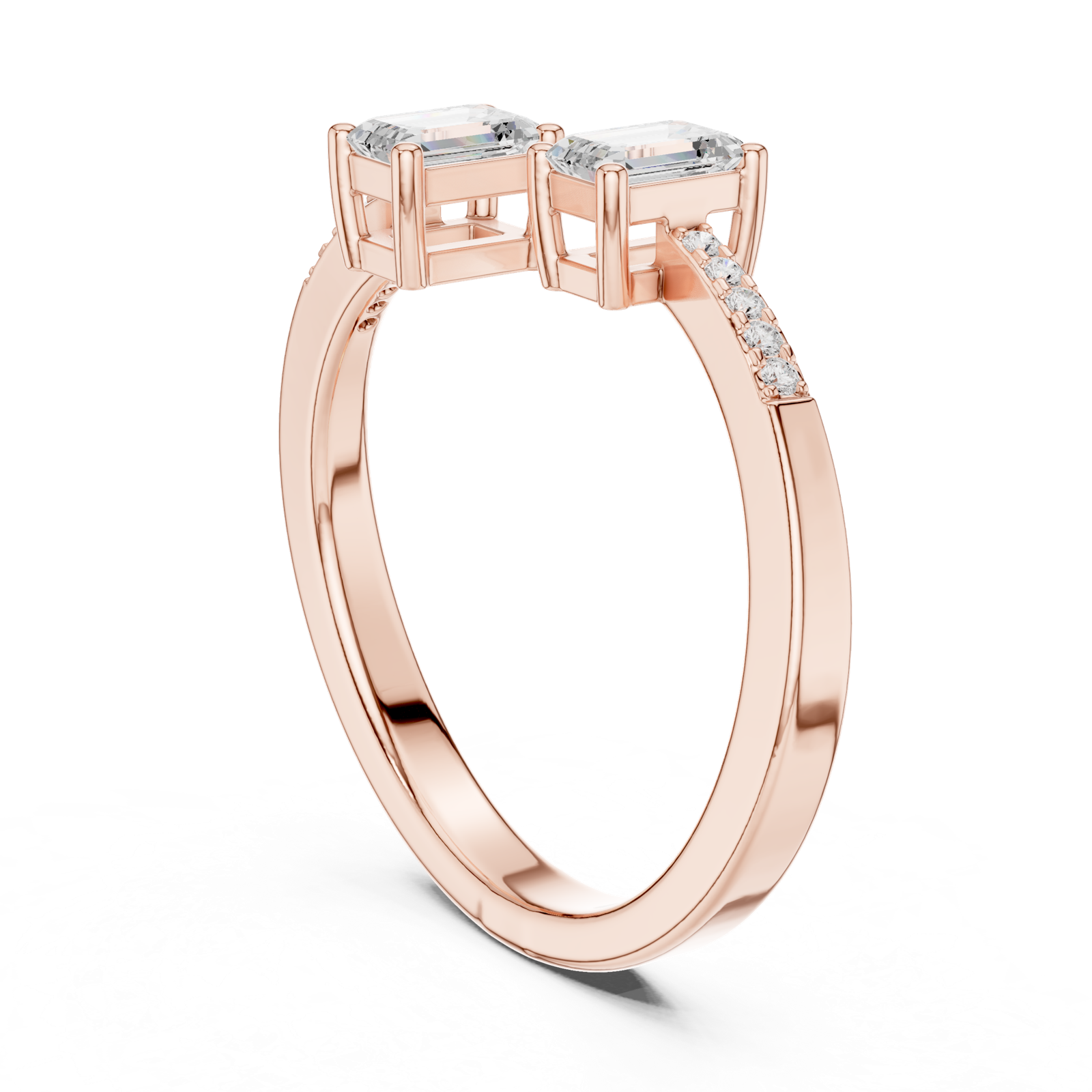 Gold Ring DDLR-481, Rose Gold