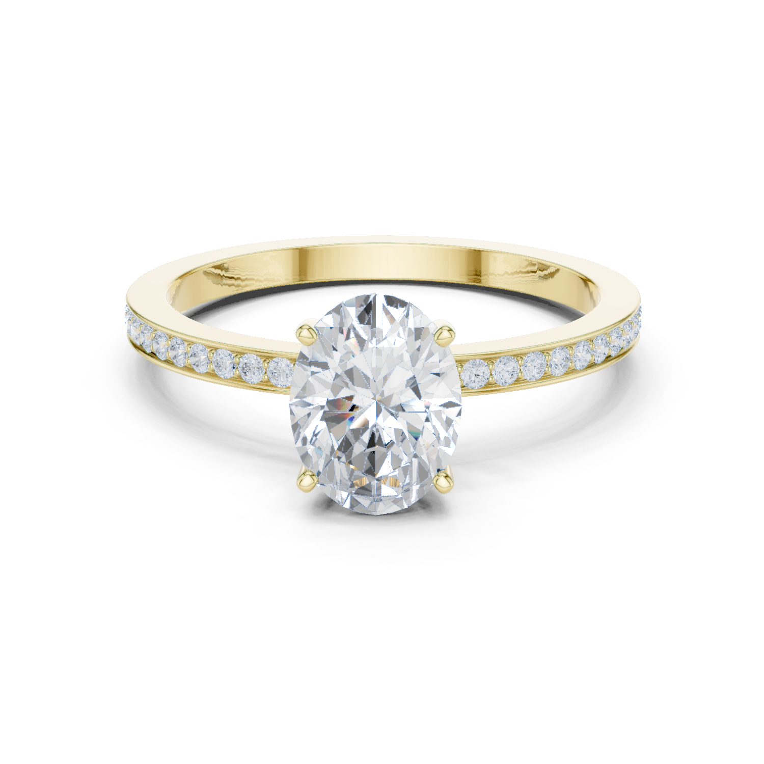 Gold Ring DDLR-1061, Yellow Gold