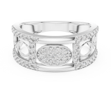 Gold Ring LR-01 (13), White Gold, view 4
