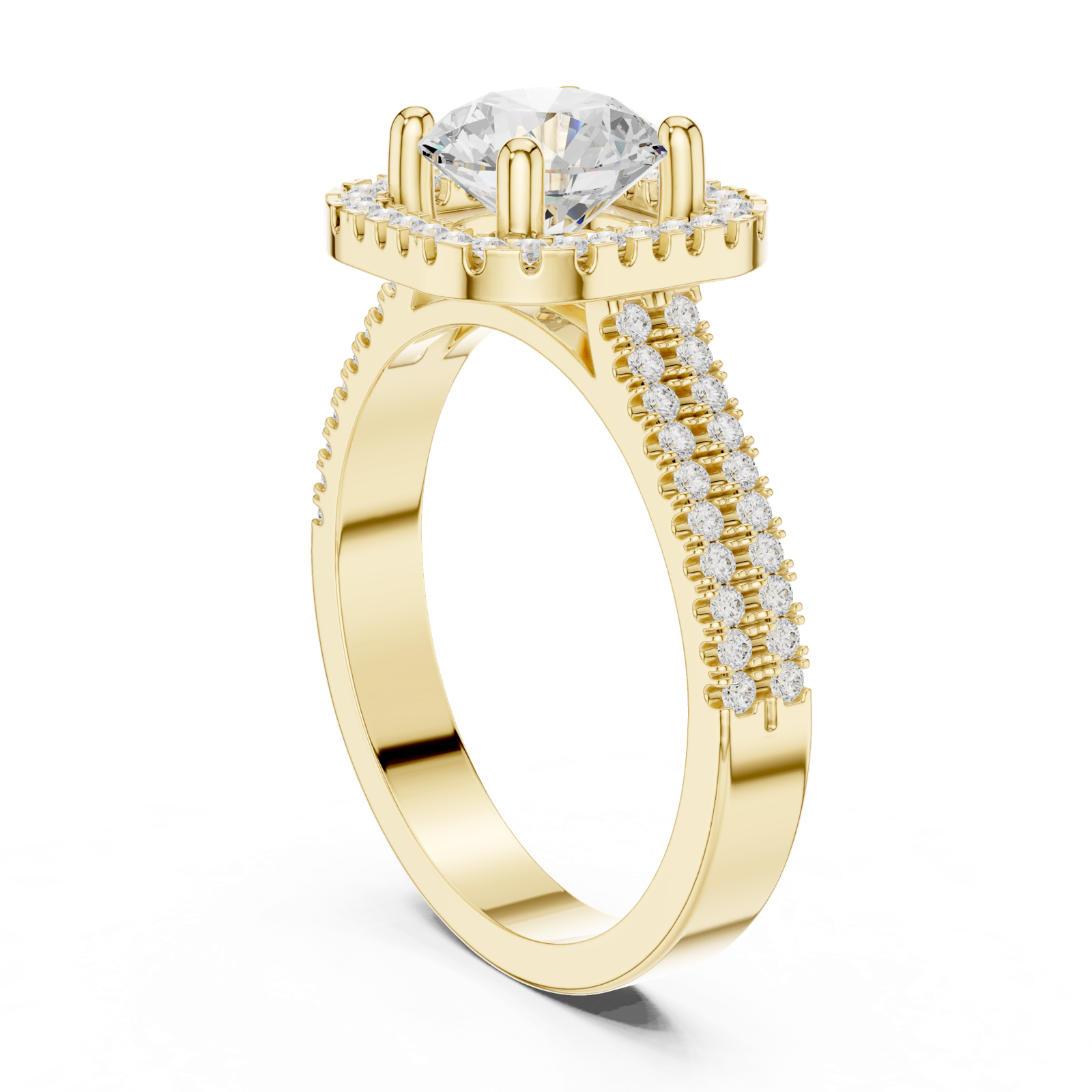 Gold Ring DDLR-329, Yellow Gold, view 1