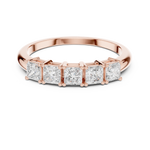 Gold Ring DDLR-424, Rose Gold, view 4