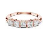Gold Ring DDLR-424, Rose Gold, view 4