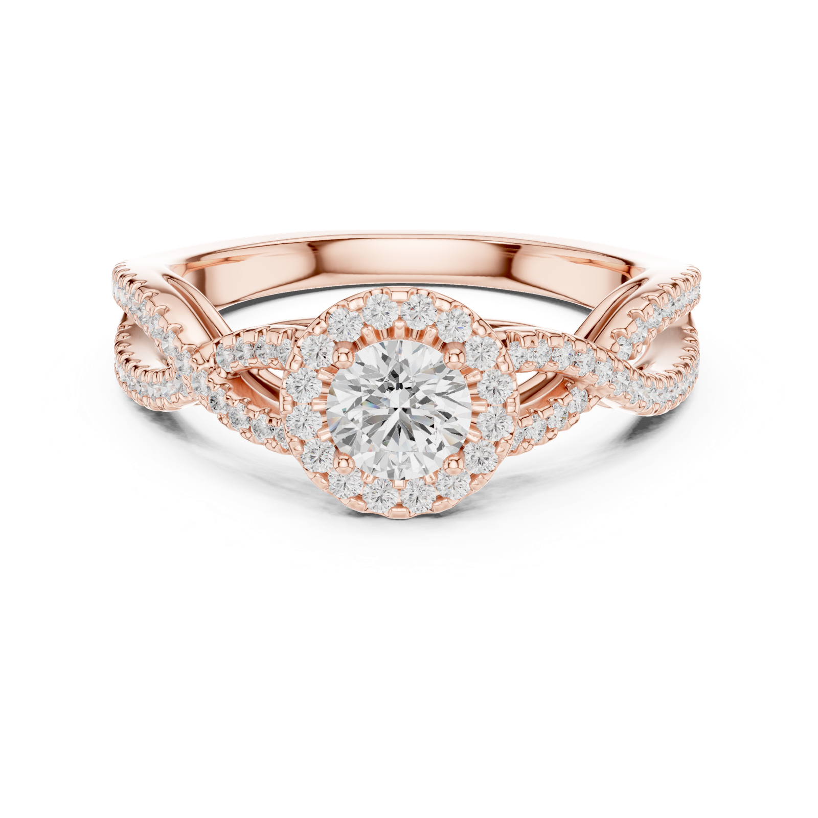 Gold Ring LR-0222, Rose Gold
