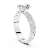 Gold Ring DDLR-1066, White Gold, view 1