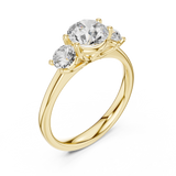 Gold Ring DDLR-638, Yellow Gold, view 2