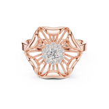 Gold Ring 1 (203), Rose Gold, view 4