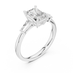 Gold Ring DDLR-923, White Gold, view 2