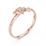 Gold Ring 1 (437), Rose Gold, view 2